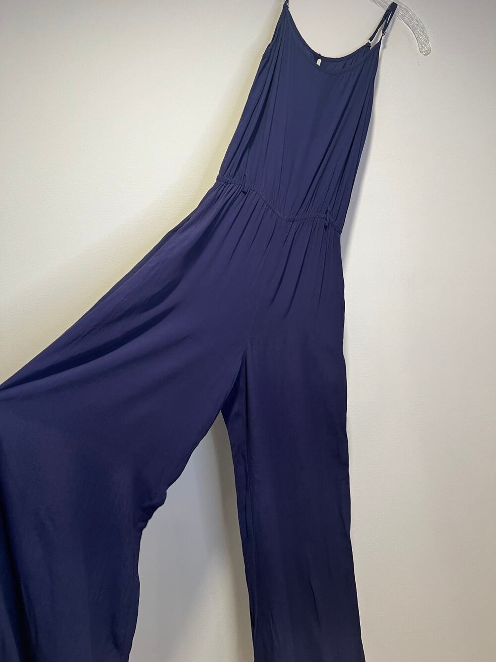 Rhythm Flowy Viscose Blue Sleeveless Jumpsuit Size  XS